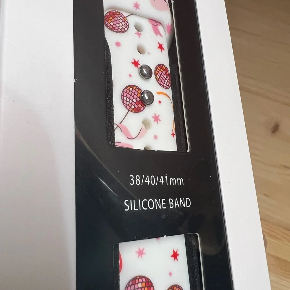 Cherry Coquette Silicone Band for Apple Watch